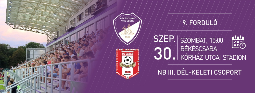 Békéscsaba 1912 Előre - Meton-FC Dabas SE