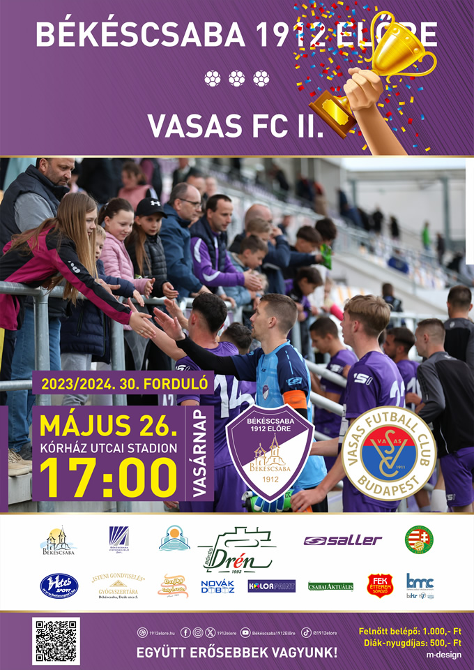 Békéscsaba 1912 Előre - Vasas FC II.