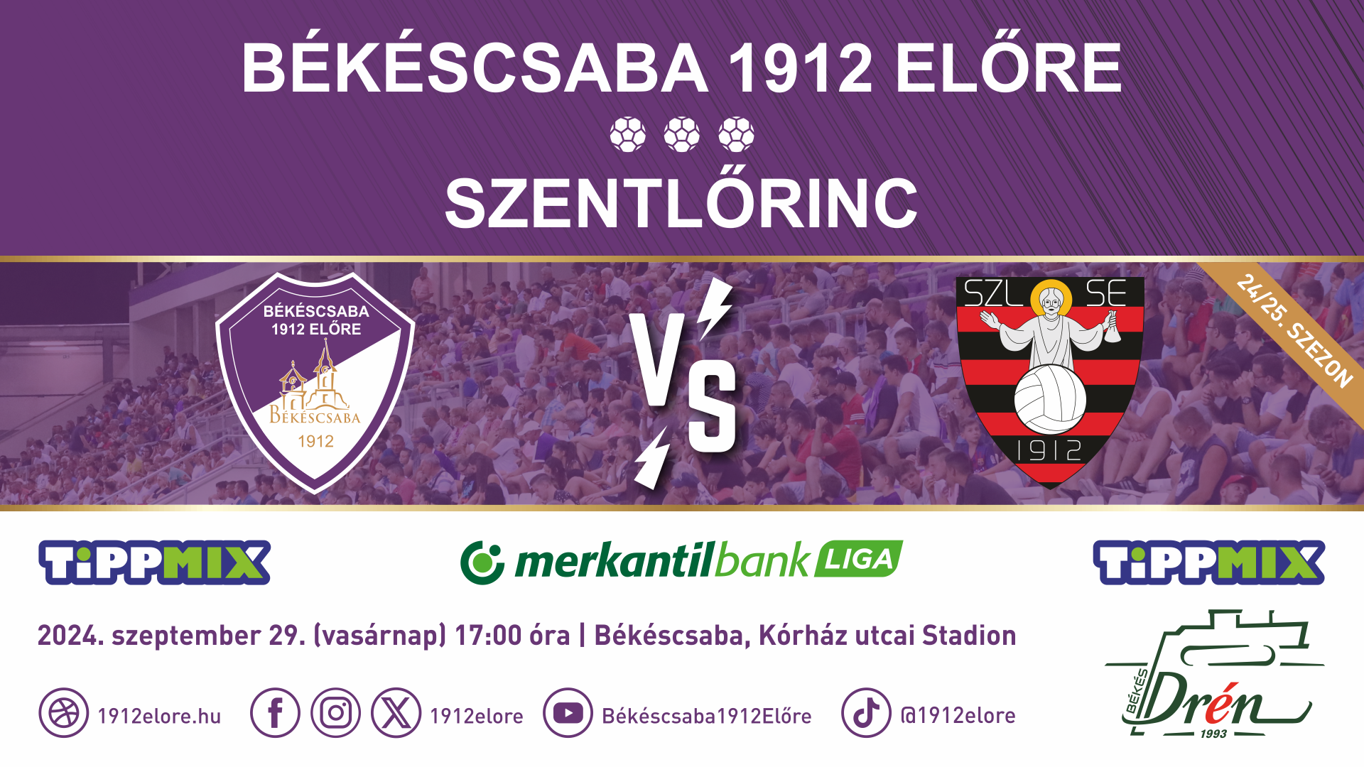 Békéscsaba 1912 Előre - Szentlőrinc