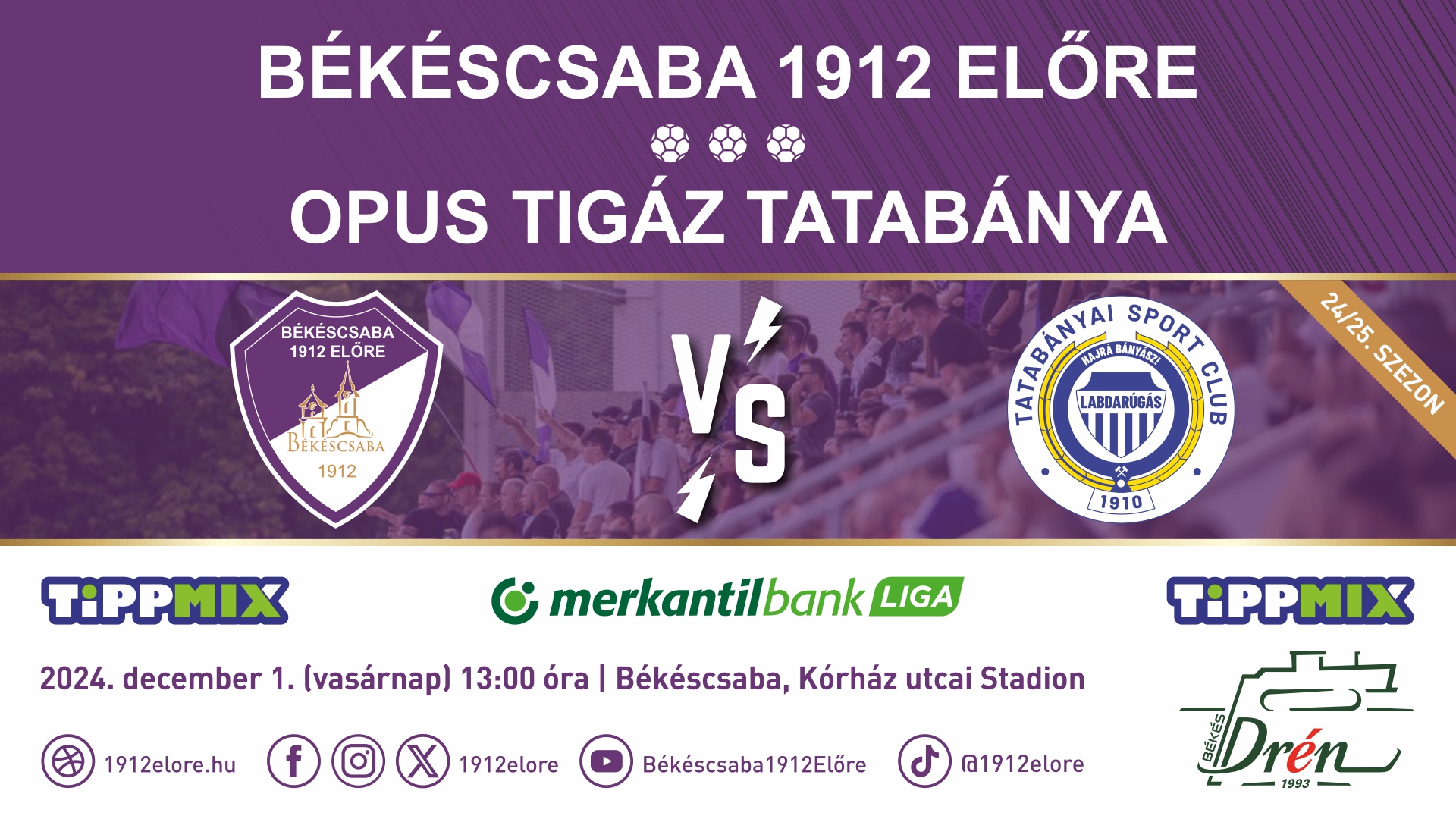 Békéscsaba 1912 Előre - Opus Tigáz Tatabánya