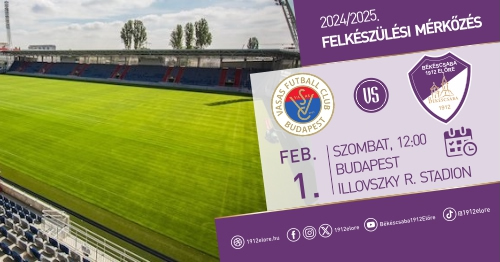 Vasas FC - Békéscsaba 1912 Előre