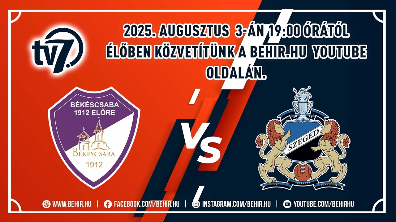 Békéscsaba 1912 Előre - Szeged-Csanád Grosics Akadémia