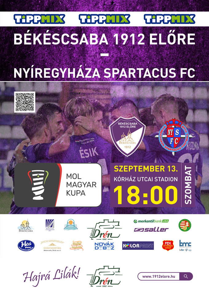 Békéscsaba 1912 Előre - Nyíregyháza Spartacus FC