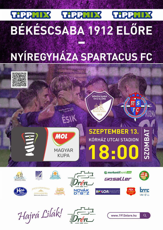 Békéscsaba 1912 Előre - Nyíregyháza Spartacus FC