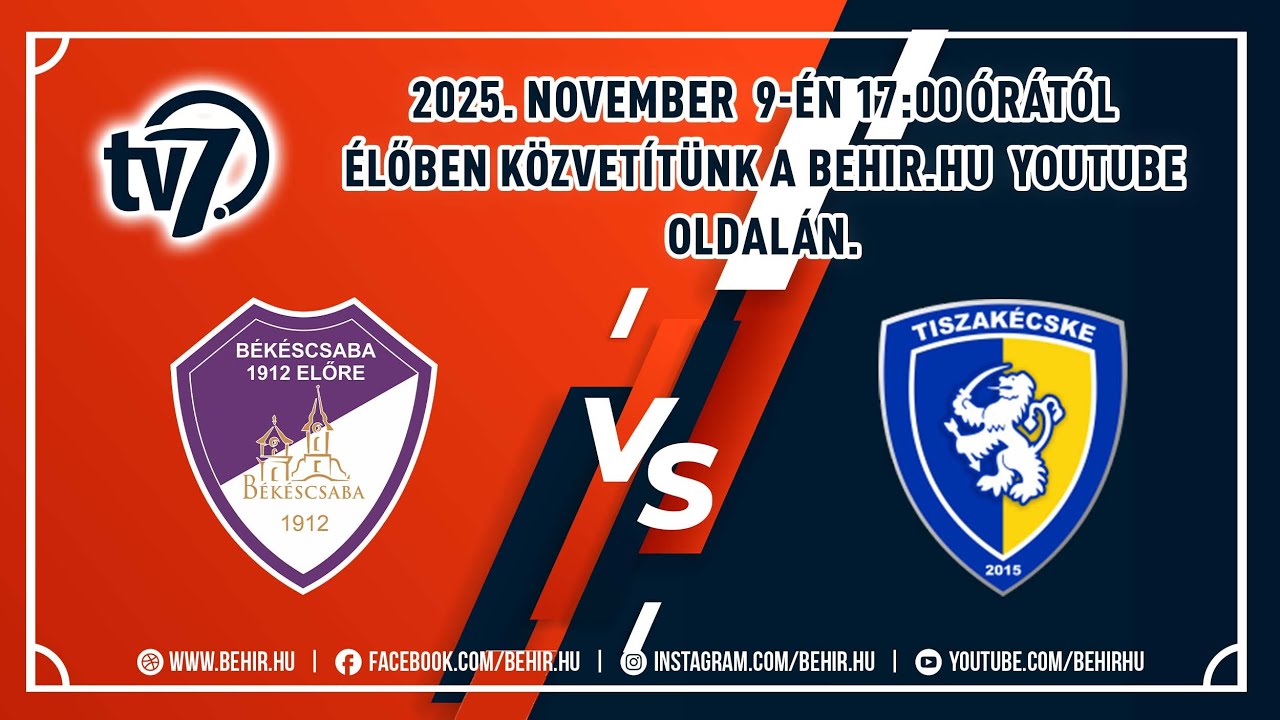 Békéscsaba 1912 Előre - Tiszakécskei LC