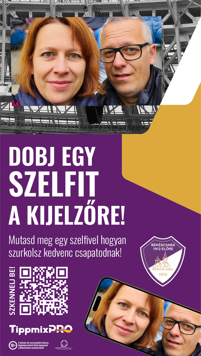 Dobj egy szelfit a kijelzőre!