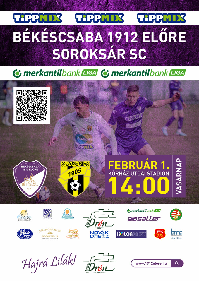 Békéscsaba 1912 Előre – Soroksár SC