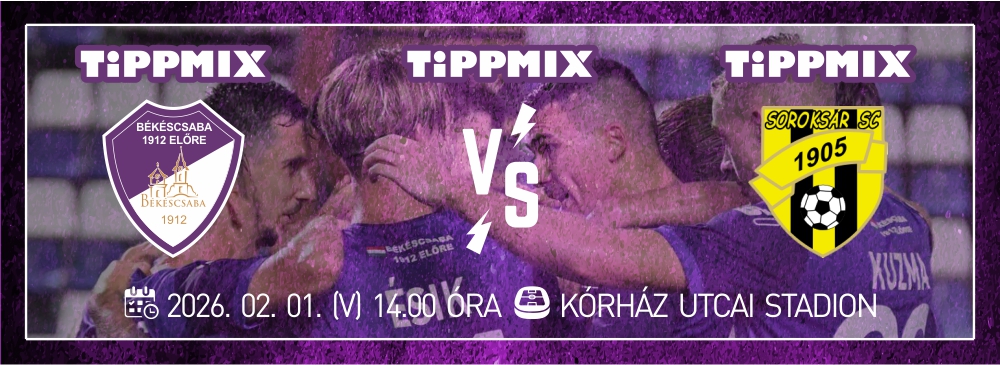 Békéscsaba 1912 Előre - Soroksár SC
