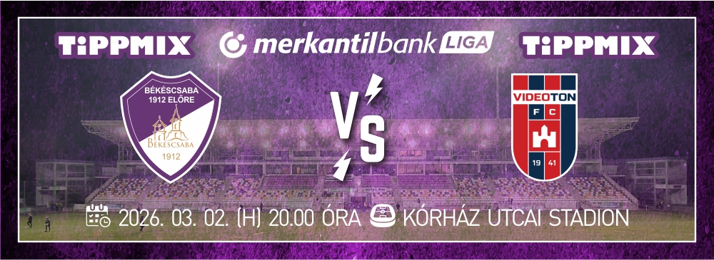 Békéscsaba 1912 Előre - Videoton FC Fehérvár