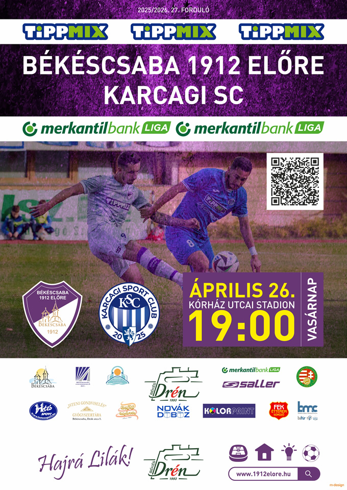 Békéscsaba 1912 Előre – Karcagi SC